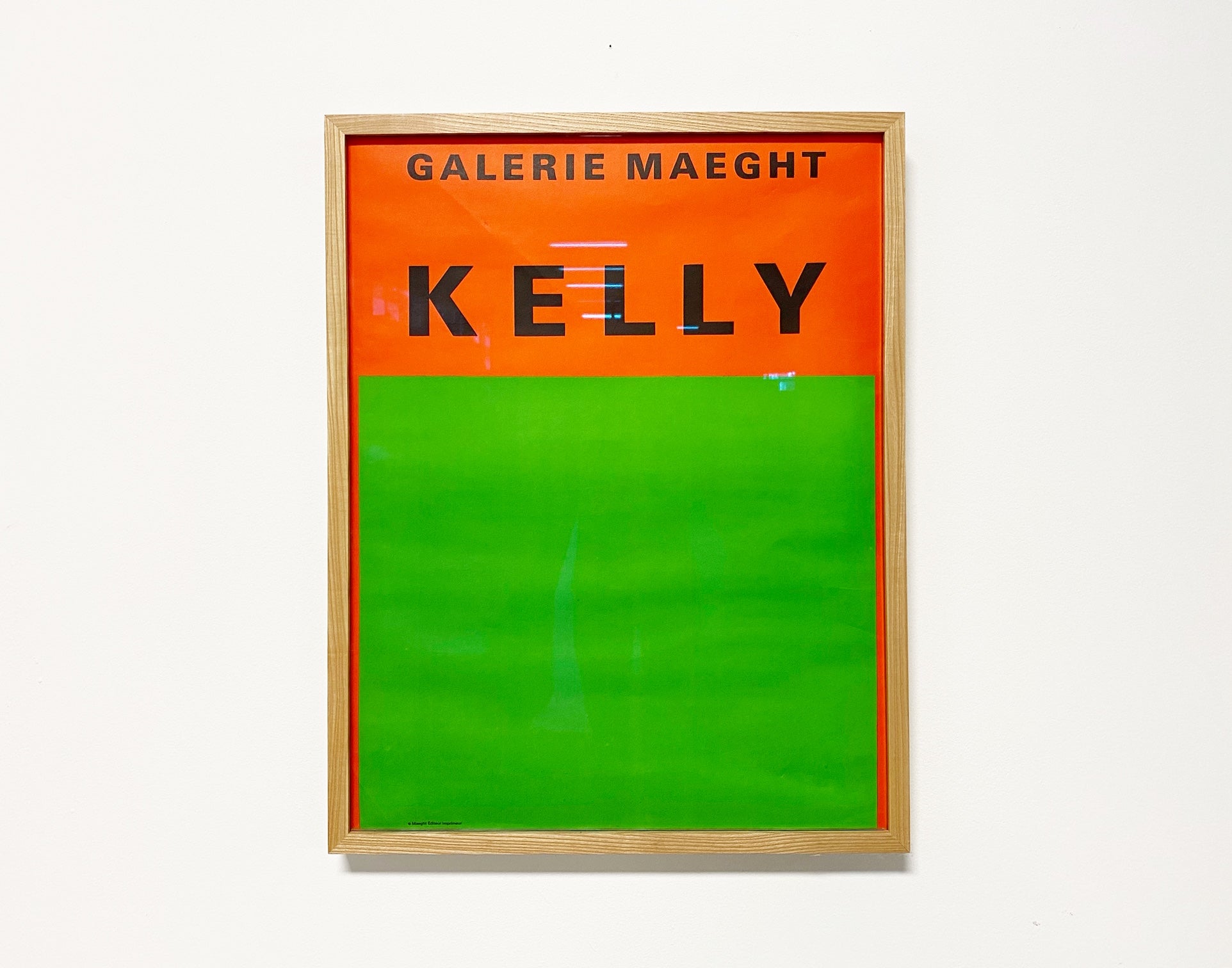 Ellsworth Kelly Framed Exhibition Poster