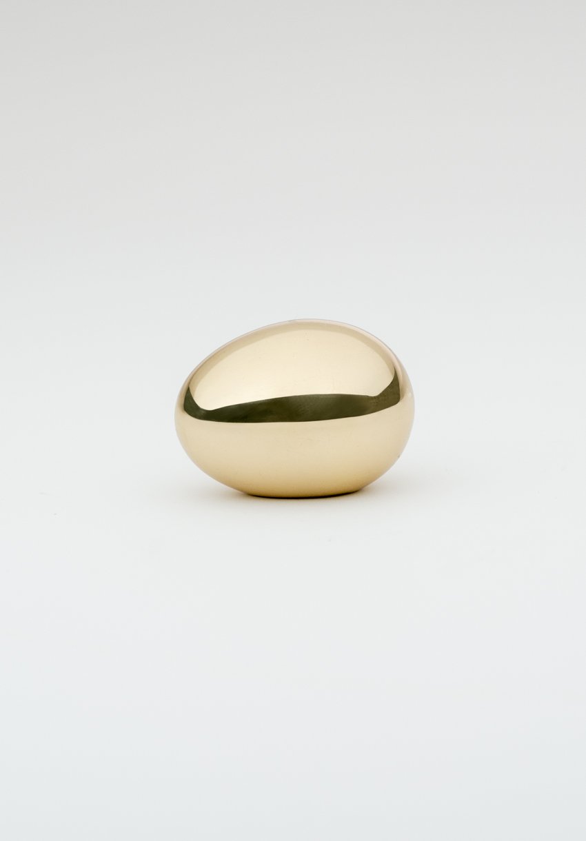 Brass Egg Paperweight