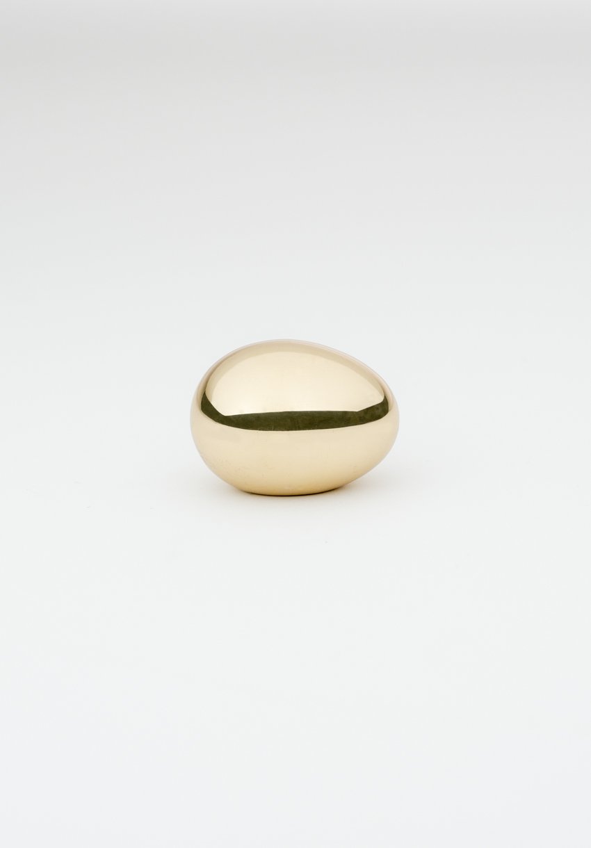 Brass Egg Paperweight