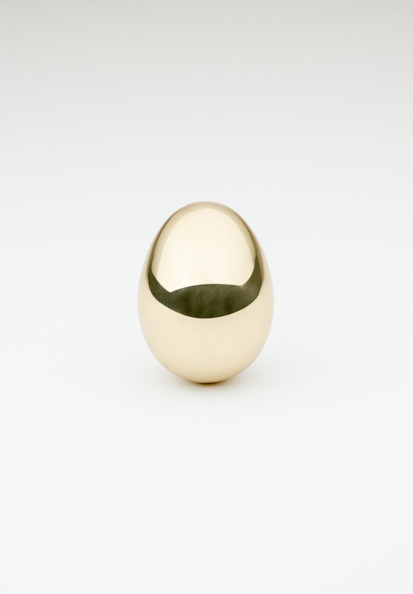 Brass Egg Paperweight