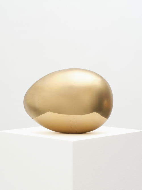 Large Brass Egg Sculpture
