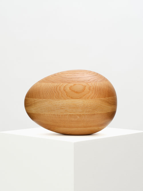 Large Oak Egg Sculpture