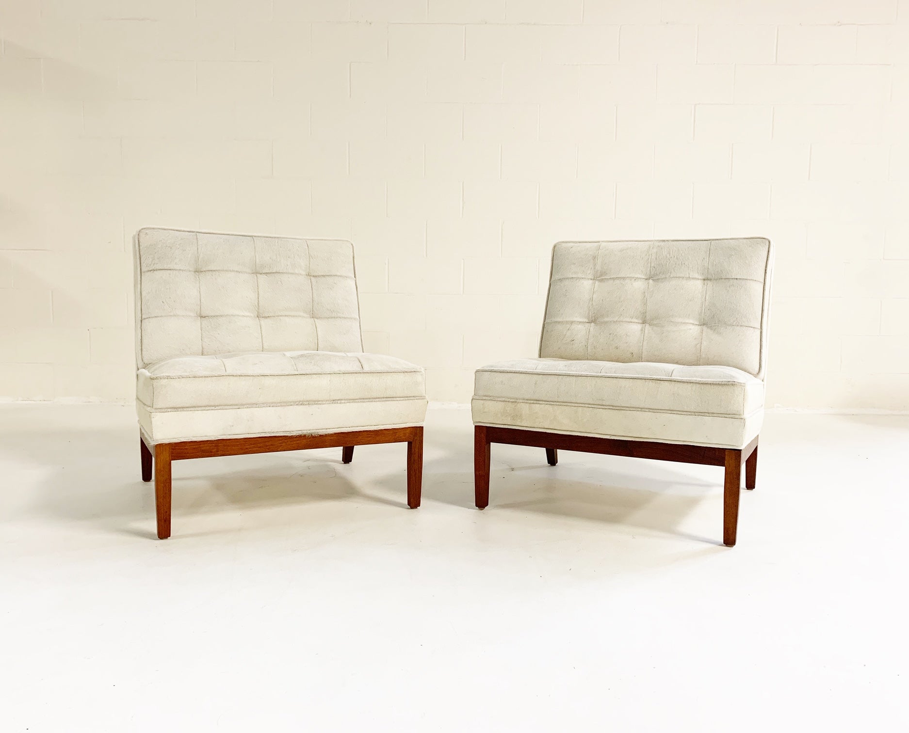 Lounge Chairs in Brazilian Cowhide, pair - FORSYTH