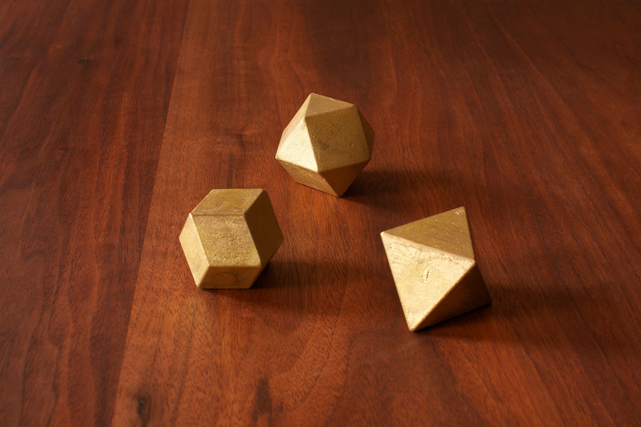 Square Brass Paperweight