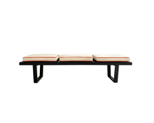 Model 4692 Platform Bench with Cowhide Cushions - FORSYTH