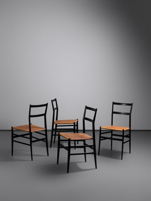 Superleggera Dining Chairs, Pair