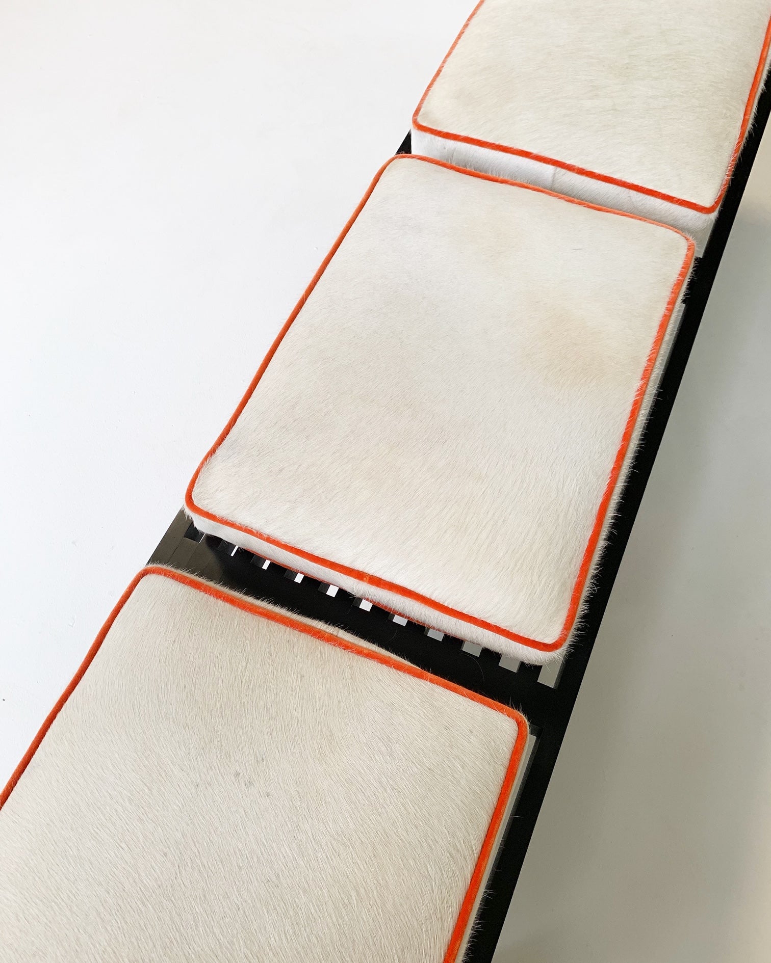 Model 4692 Platform Bench with Cowhide Cushions - FORSYTH