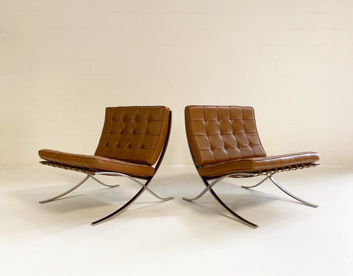 Gerald R. Griffith Barcelona Chairs, pair - FORSYTH