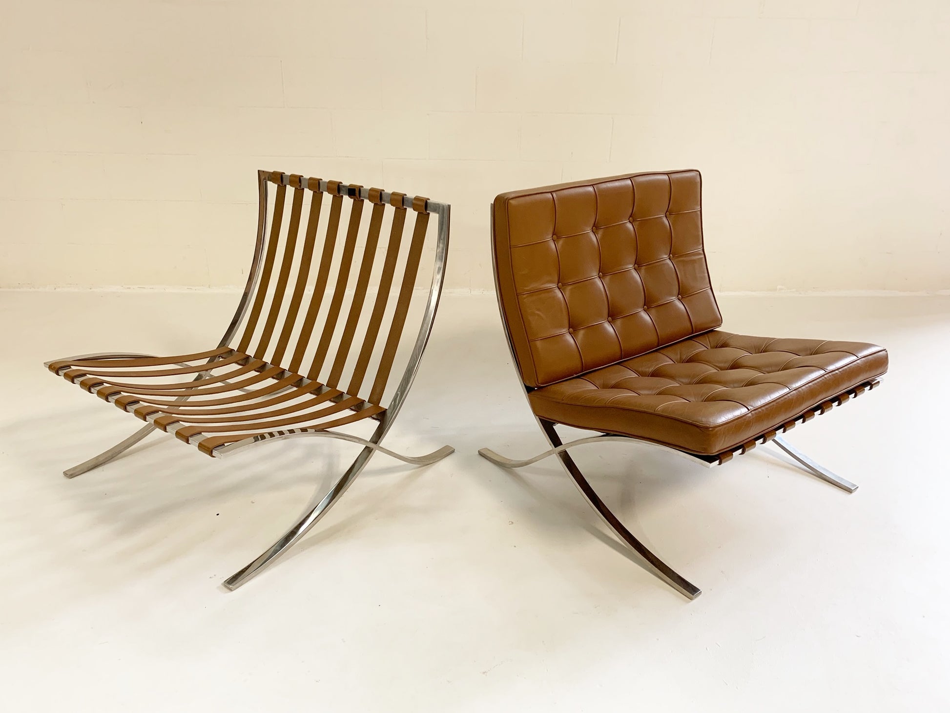Gerald R. Griffith Barcelona Chairs, pair - FORSYTH