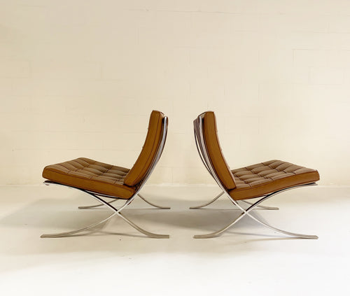 Gerald R. Griffith Barcelona Chairs, pair - FORSYTH