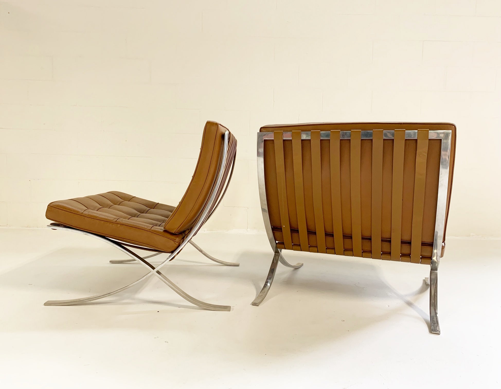 Gerald R. Griffith Barcelona Chairs, pair - FORSYTH