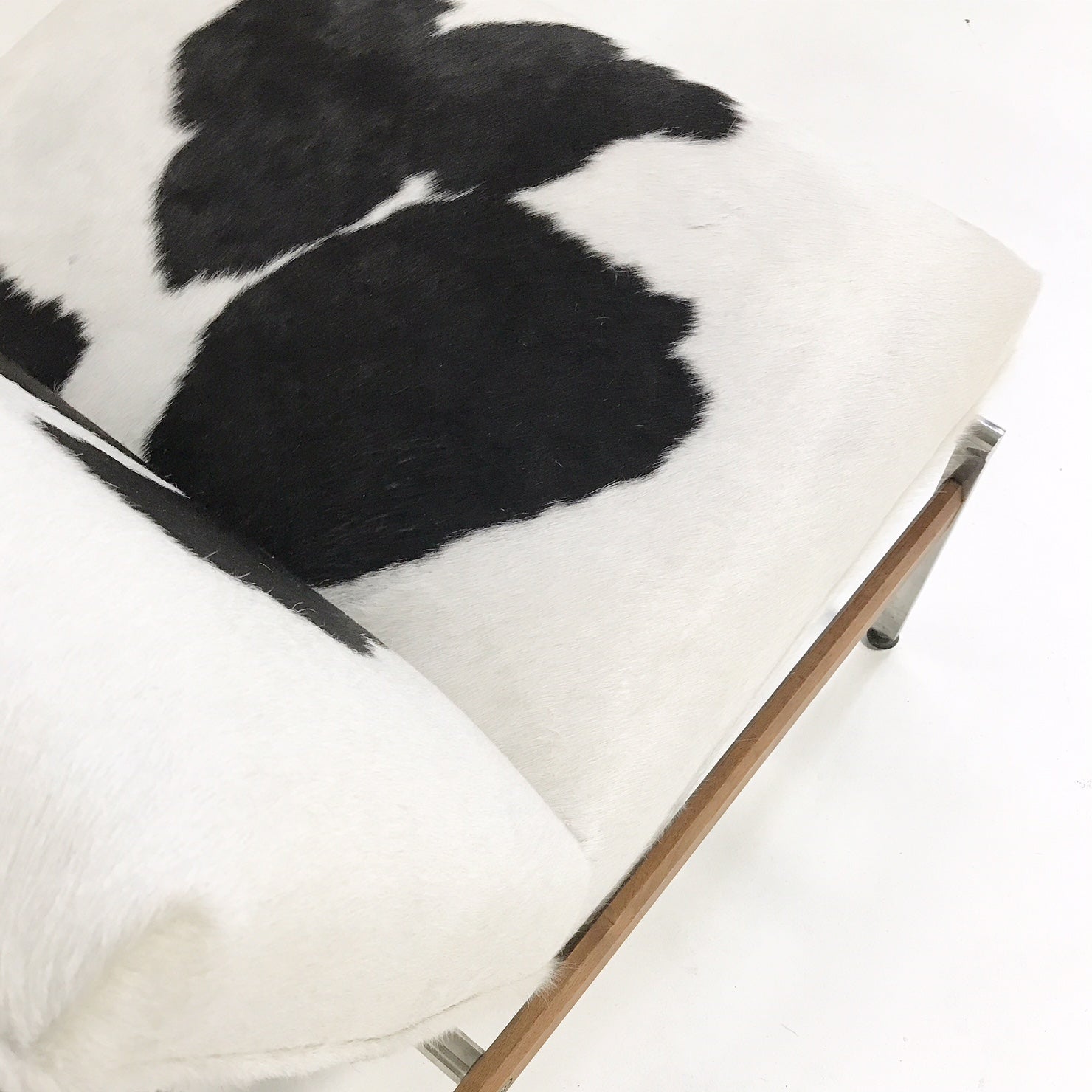Lounge Chair in Brazilian Cowhide - FORSYTH