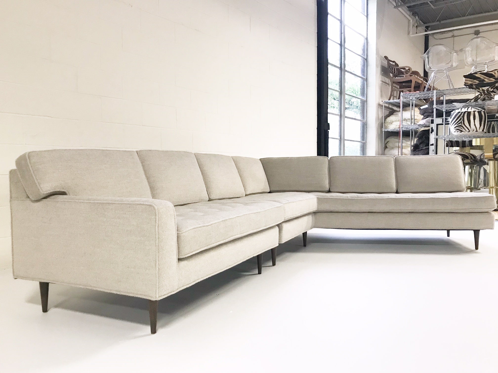 Sectional Sofa in Loro Piana Alpaca Wool - FORSYTH