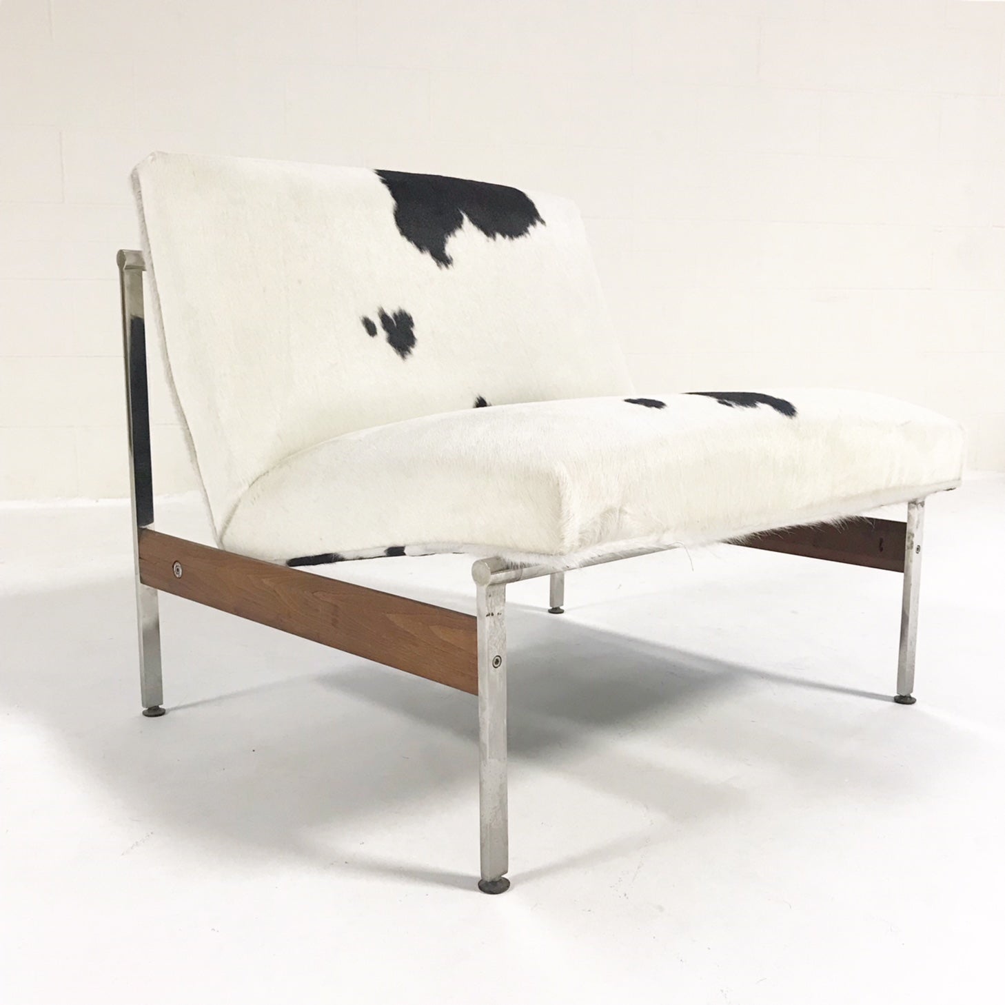 Lounge Chair in Brazilian Cowhide - FORSYTH