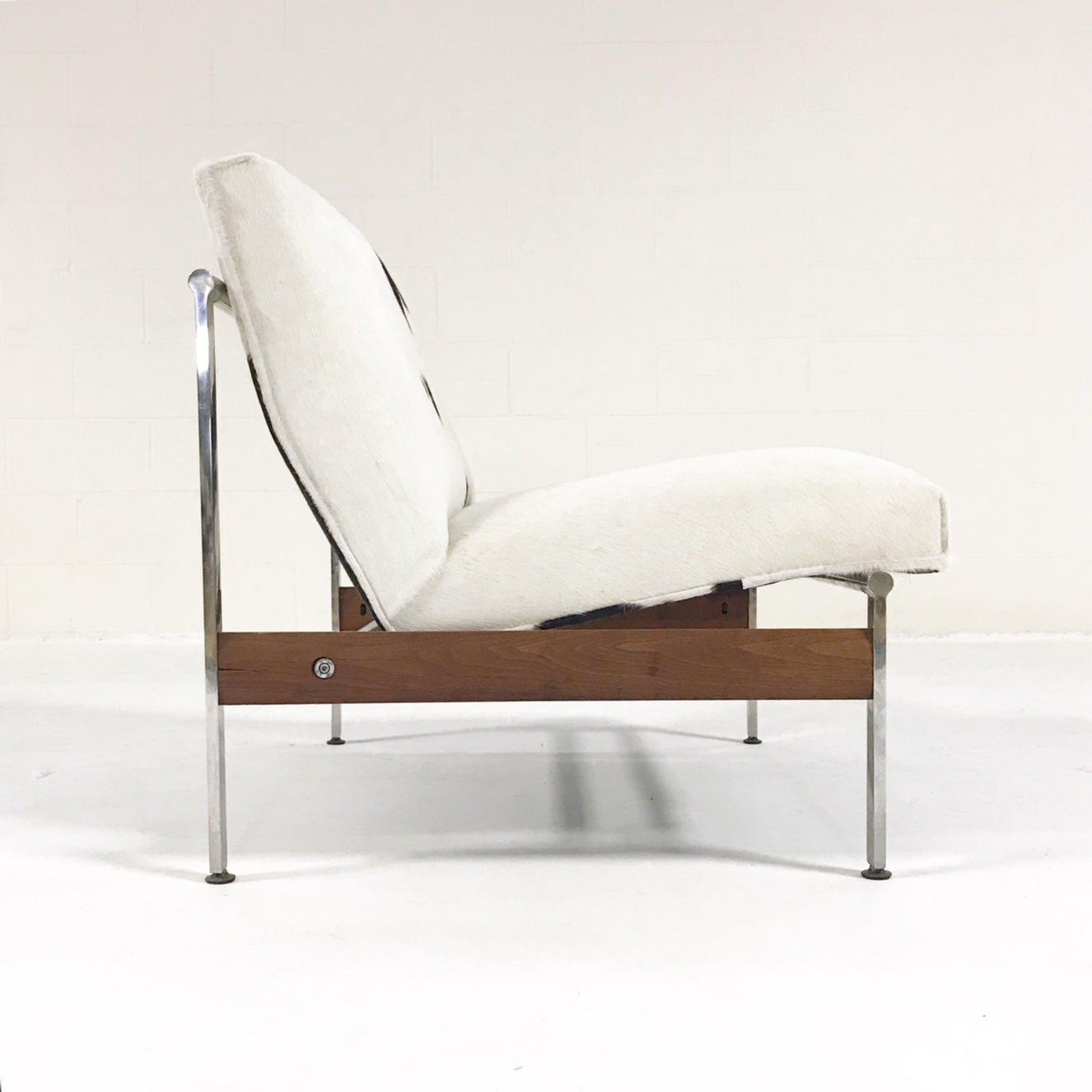 Lounge Chair in Brazilian Cowhide - FORSYTH