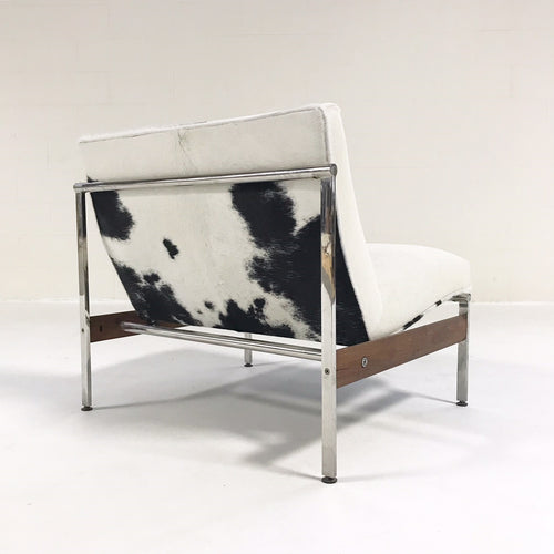 Lounge Chair in Brazilian Cowhide - FORSYTH