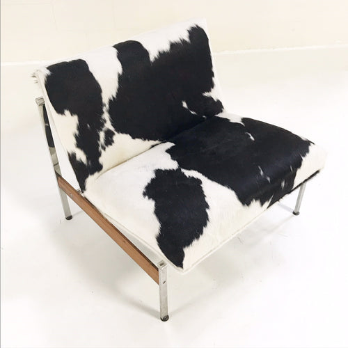 Lounge Chair in Brazilian Cowhide - FORSYTH