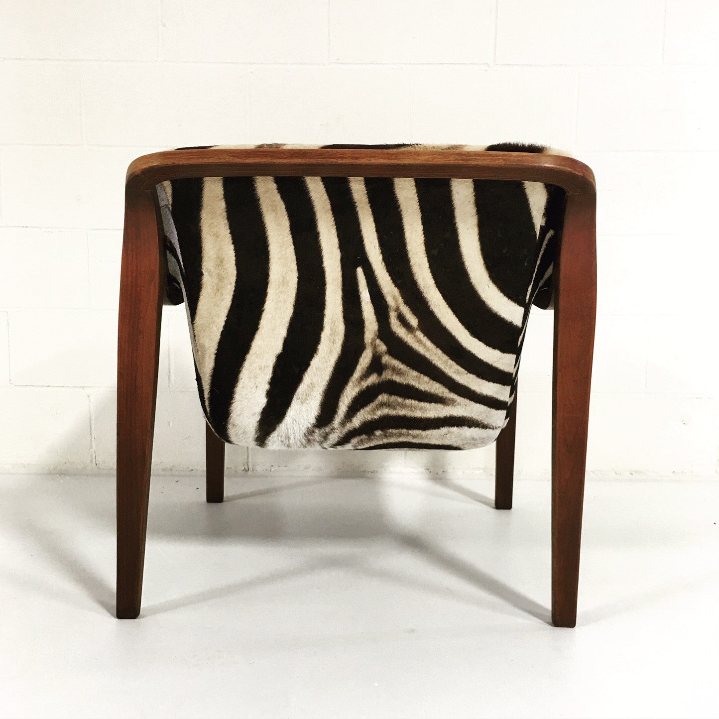 Lounge Chair in Zebra Hide - FORSYTH