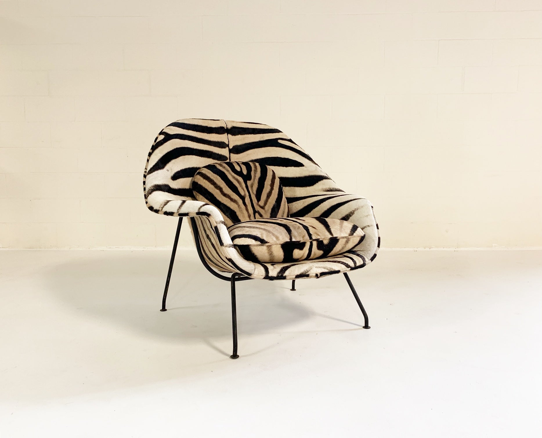 Womb Chair in Zebra Hide - FORSYTH