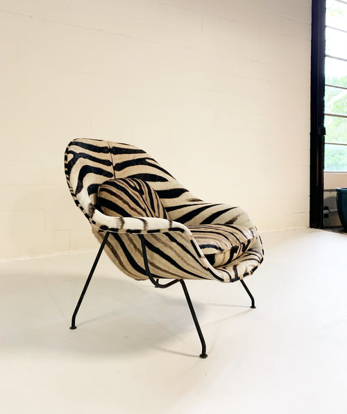 Womb Chair in Zebra Hide - FORSYTH