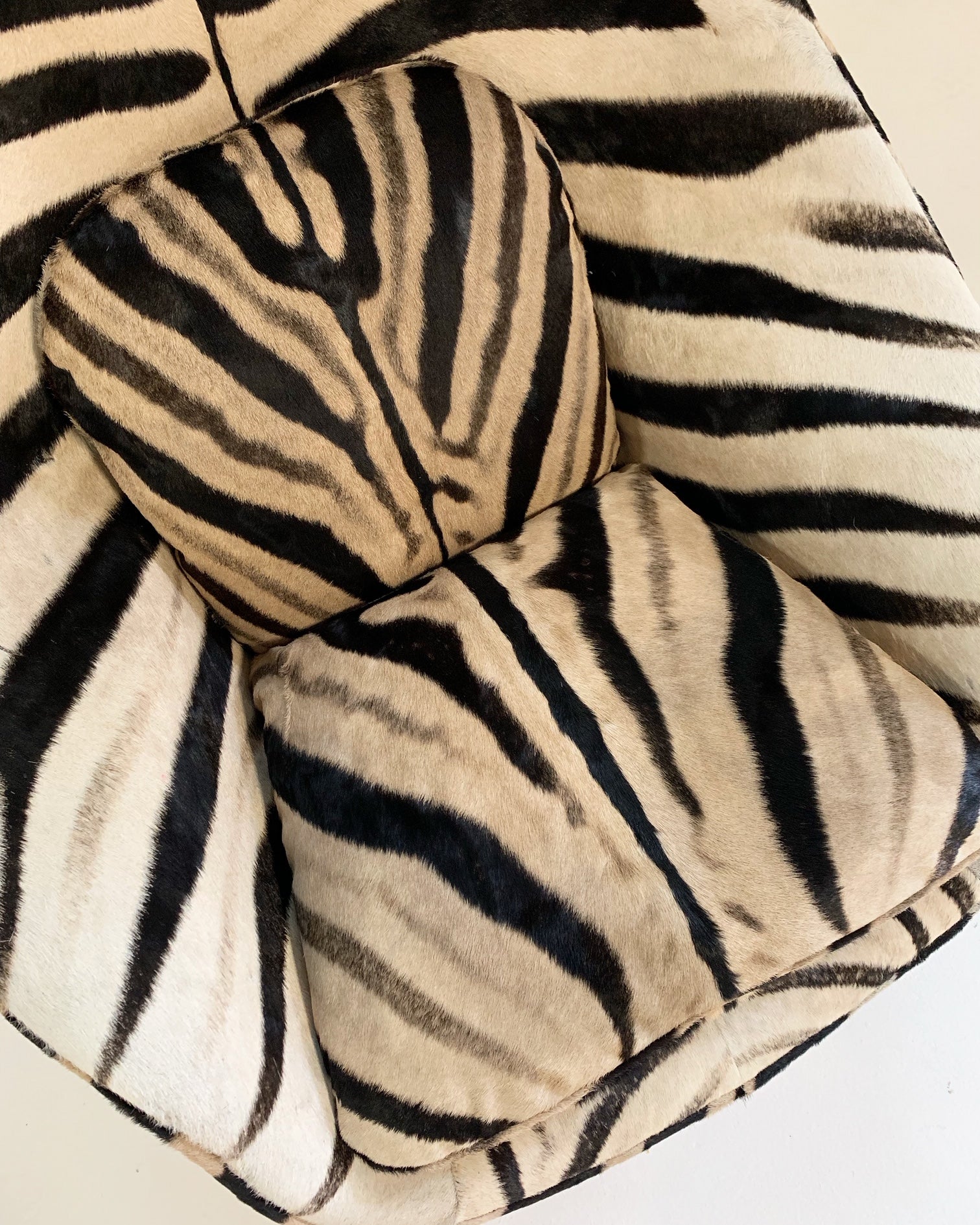 Womb Chair in Zebra Hide - FORSYTH