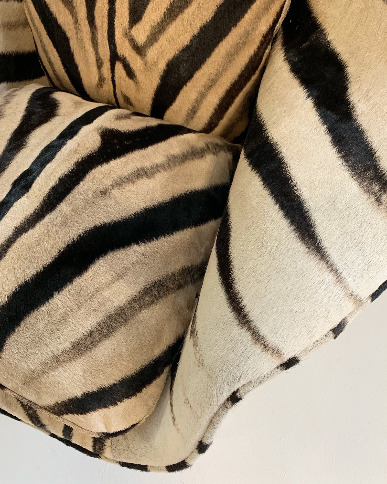 Womb Chair in Zebra Hide - FORSYTH