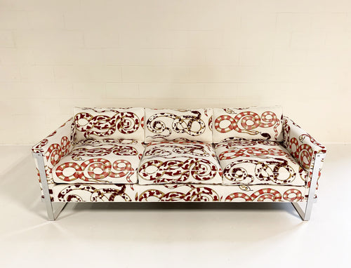 Chrome Sofa in Pierre Frey Venimeuses - FORSYTH