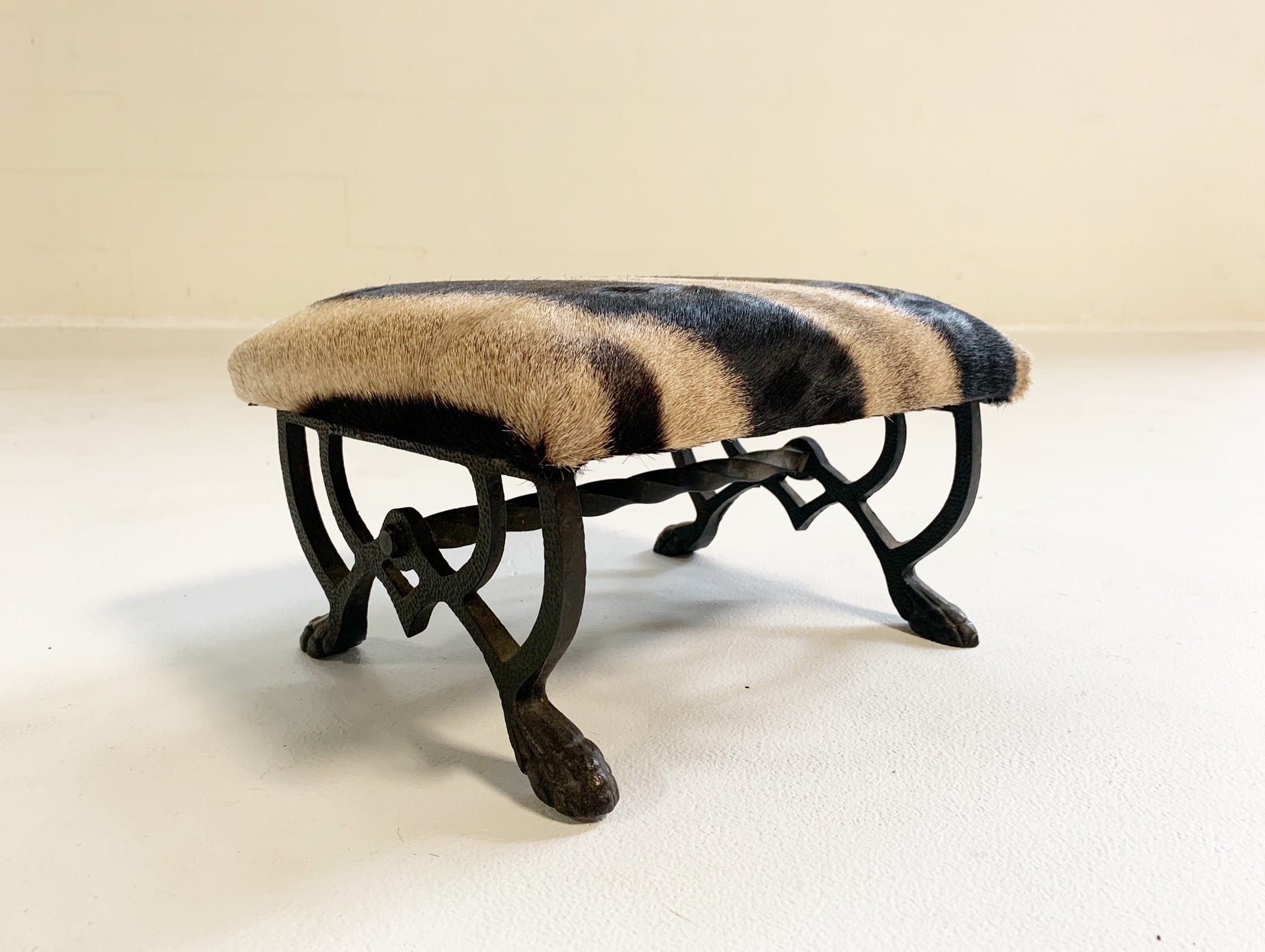 Foot Stool in Zebra - FORSYTH