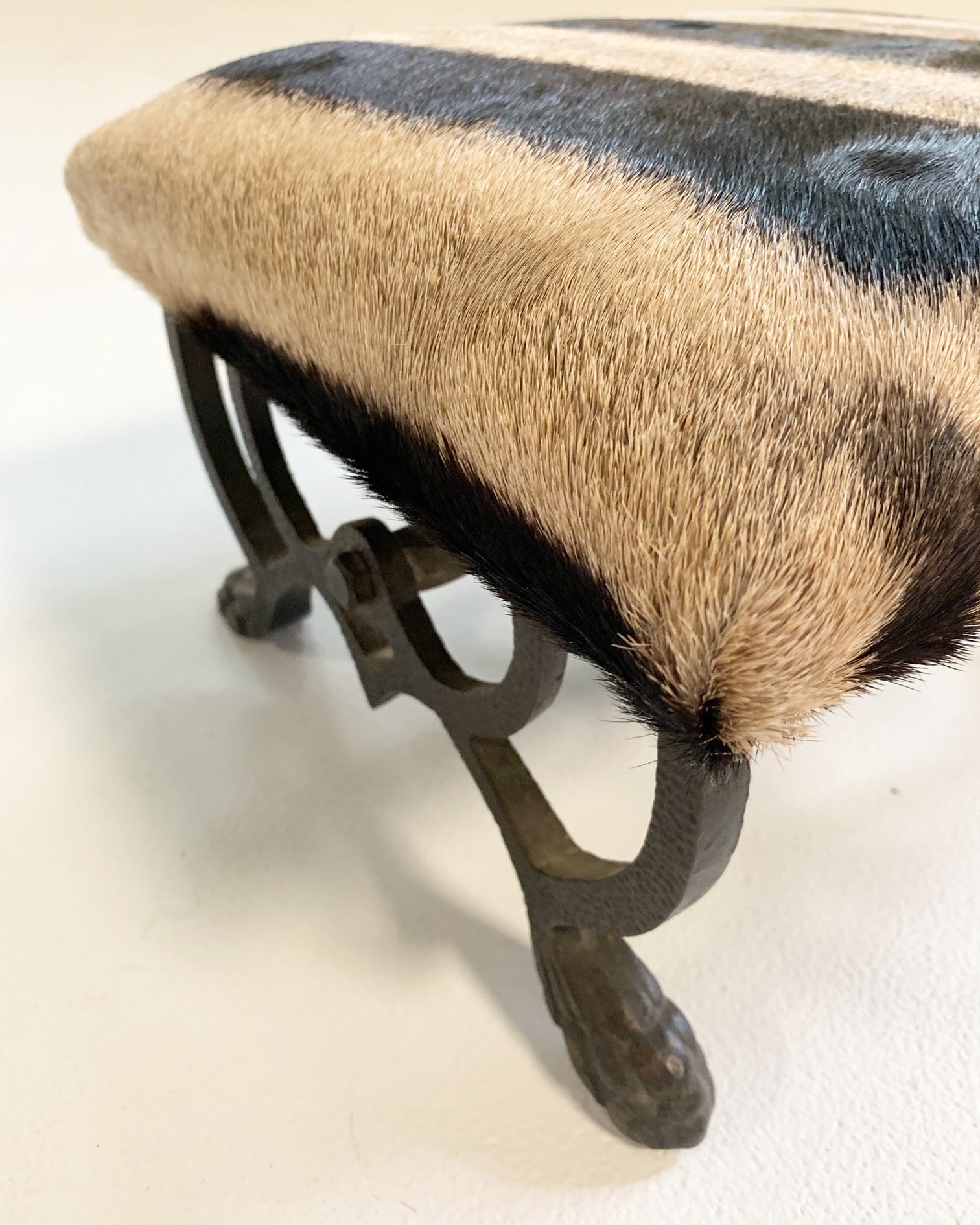 Foot Stool in Zebra - FORSYTH