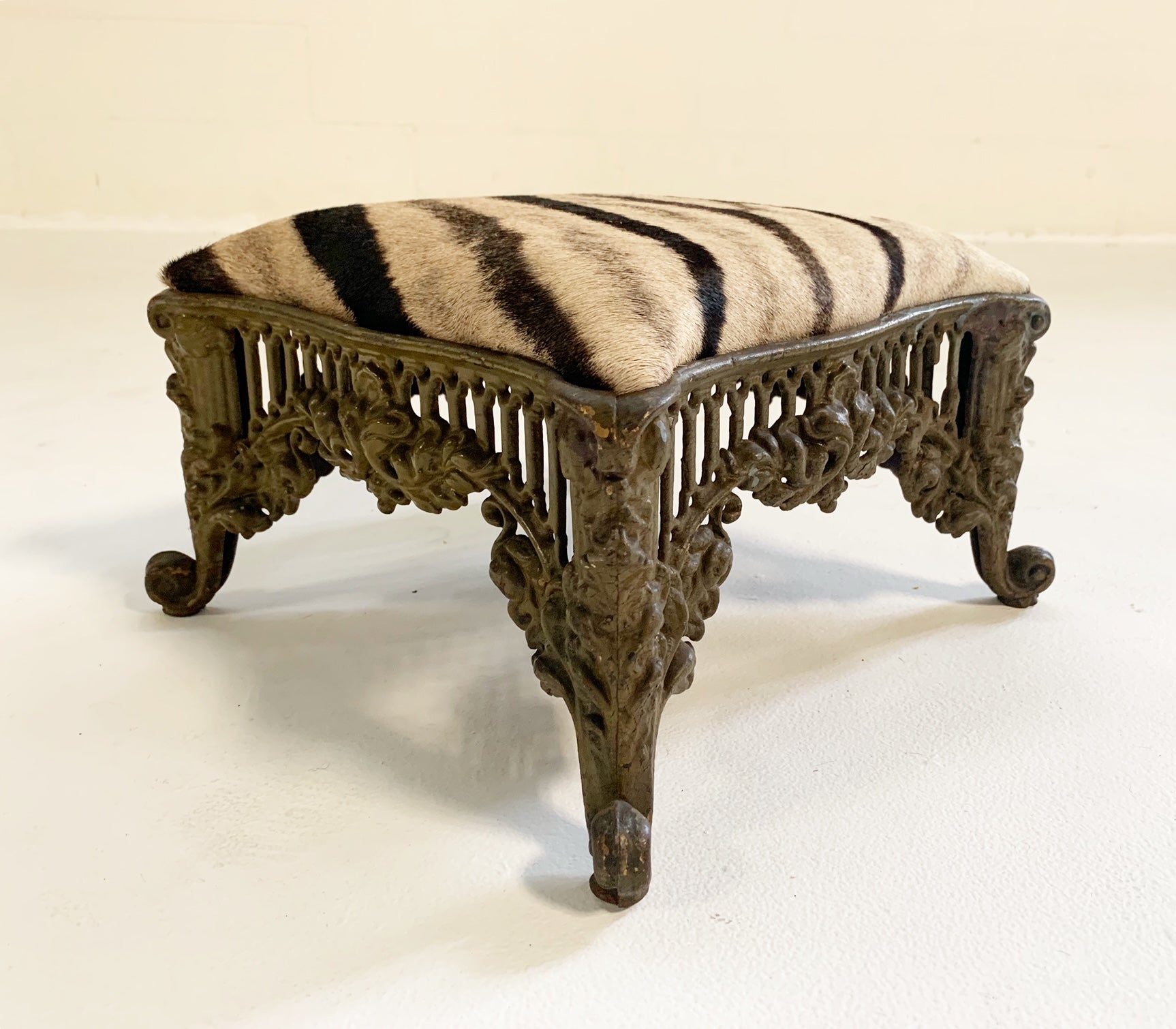 Foot Stool in Zebra - FORSYTH