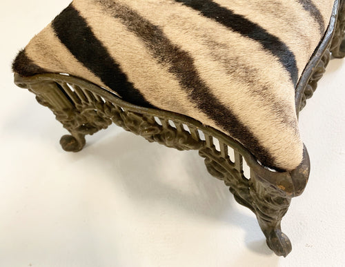 Foot Stool in Zebra - FORSYTH