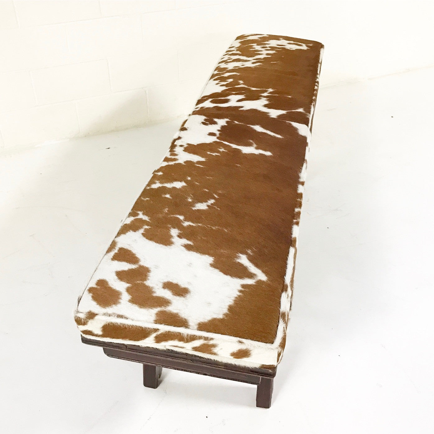 Chinese Bench with Brazilian Cowhide Cushion - FORSYTH