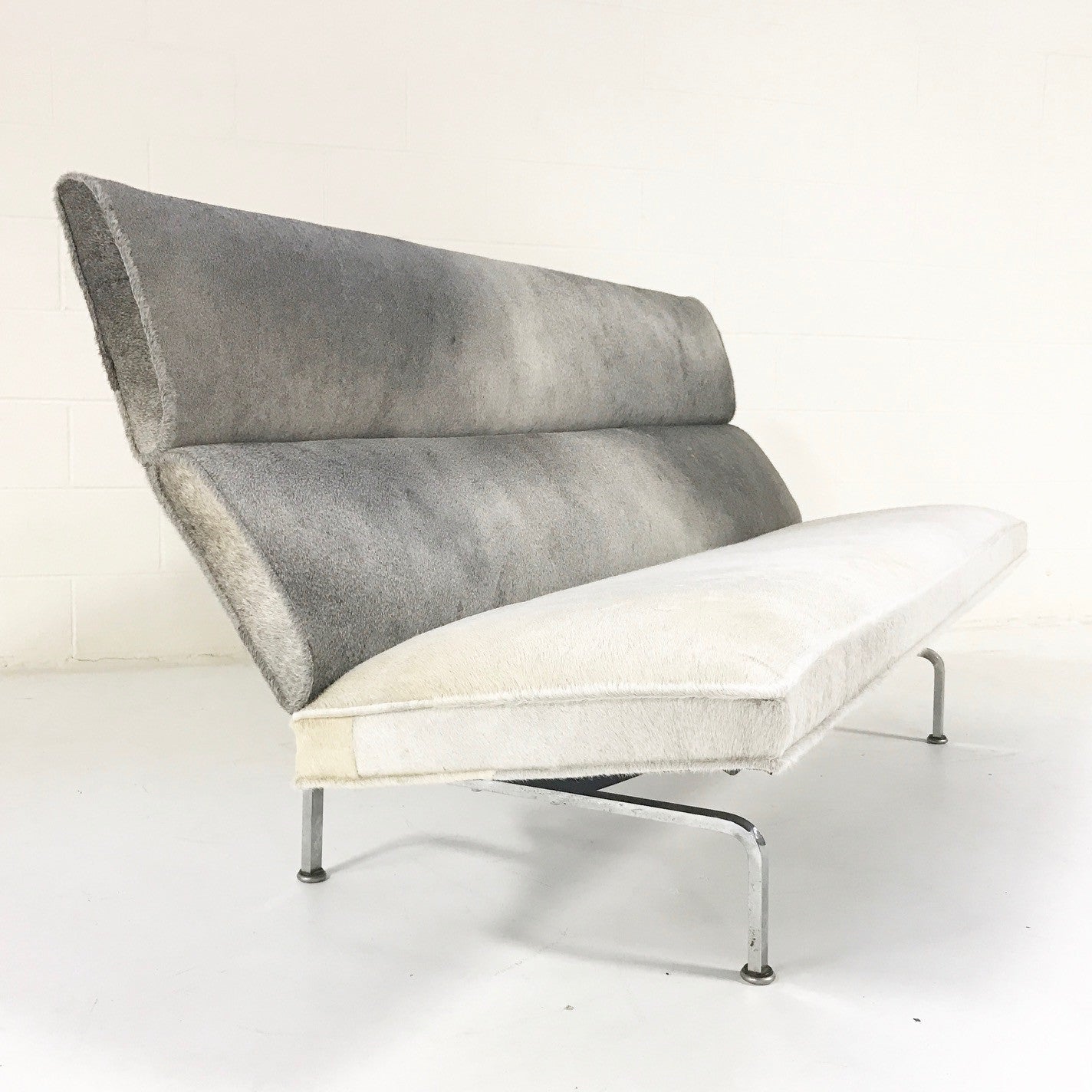 Compact Sofa in Brazilian Cowhide - FORSYTH