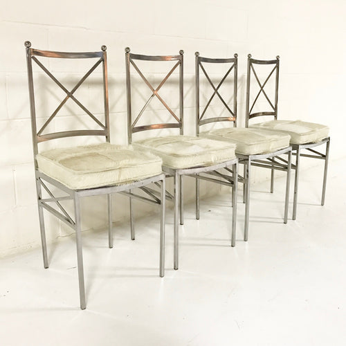 Midcentury Swedish Steel Dining Chairs, set of 8 - FORSYTH