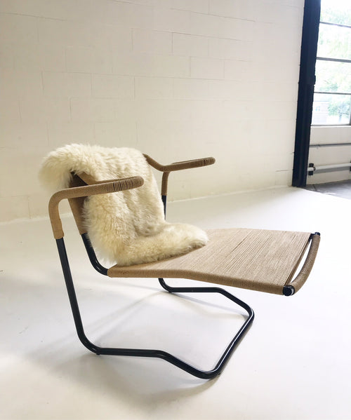 Model 2750 Lounge Chair with Brazilian Sheepskin - FORSYTH