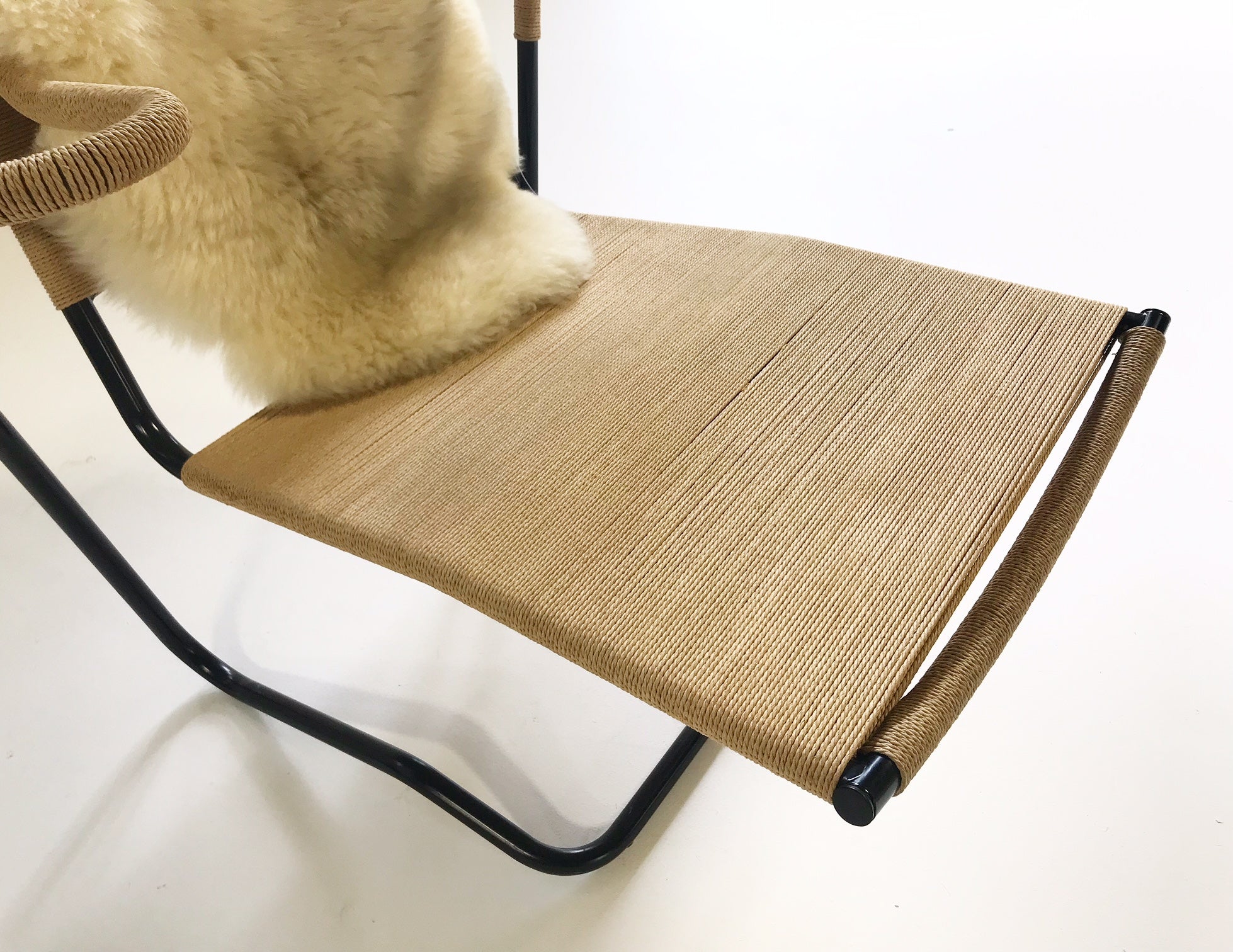 Model 2750 Lounge Chair with Brazilian Sheepskin - FORSYTH
