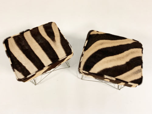 LTR Tables with Zebra Cushions, pair - FORSYTH