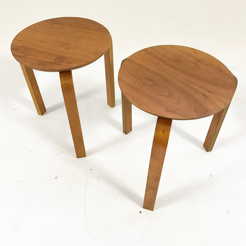 Vintage Danish Stacking Side Tables - Pair - FORSYTH