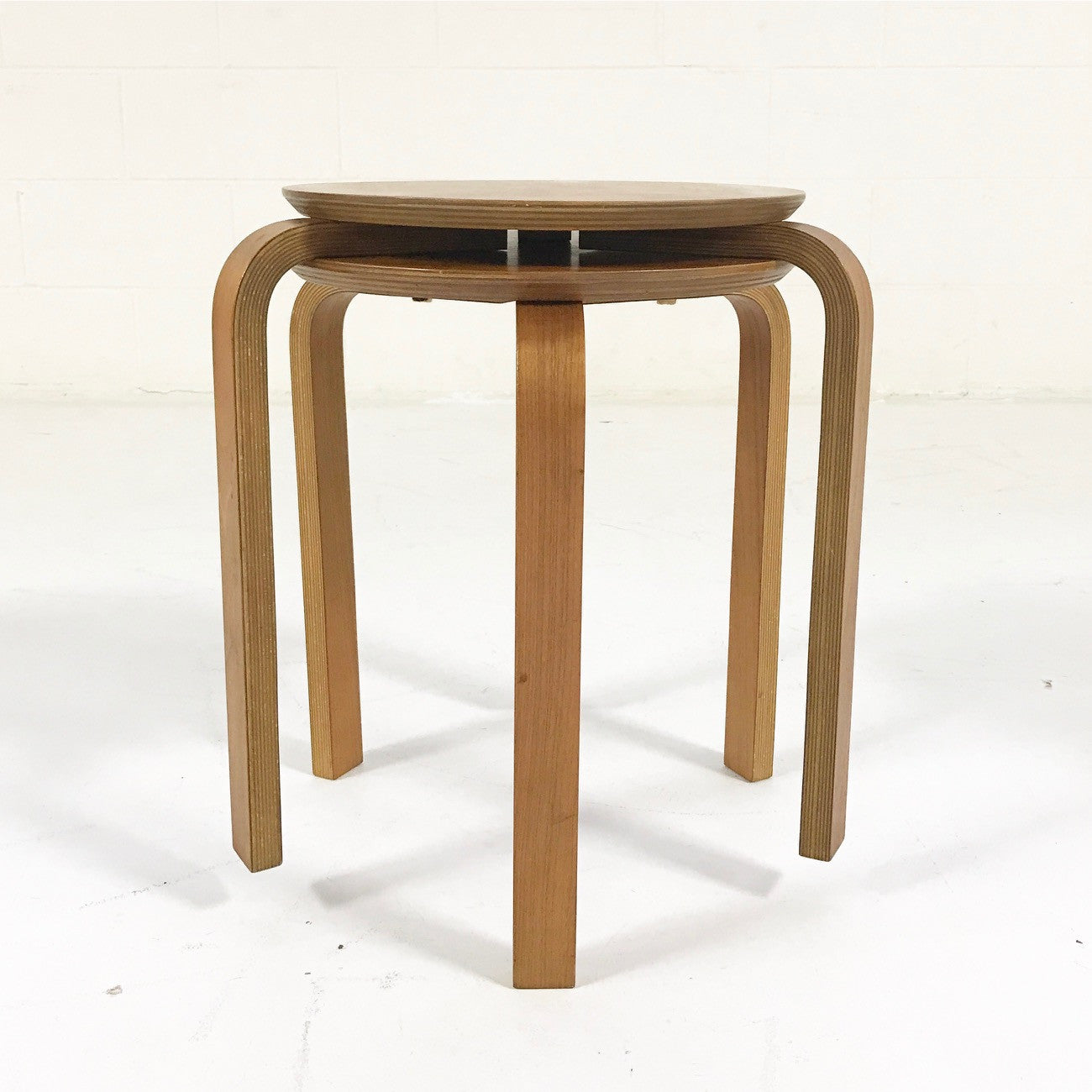 Vintage Danish Stacking Side Tables - Pair - FORSYTH