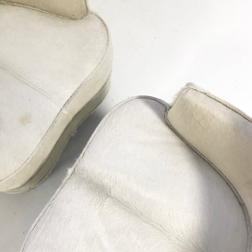 Petite Armchairs in Brazilian Cowhide, pair - FORSYTH
