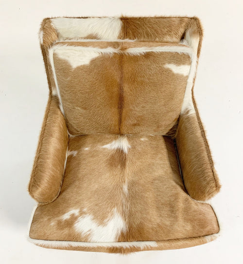 Lounge Chair in Brazilian Cowhide - FORSYTH