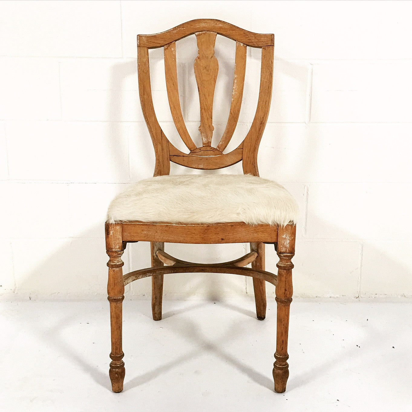 Maple Dining Chairs in Brazilian Cowhide, set of 6 - FORSYTH