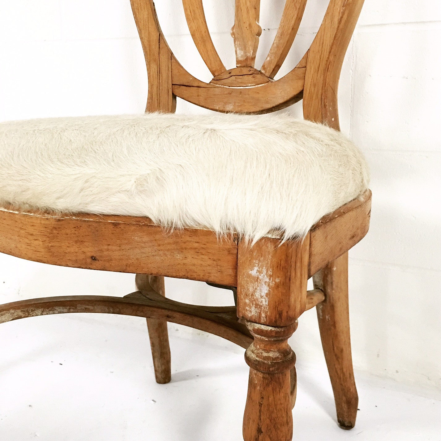 Maple Dining Chairs in Brazilian Cowhide, set of 6 - FORSYTH