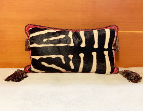 One of a Kind Zebra Pillow,  26" - FORSYTH