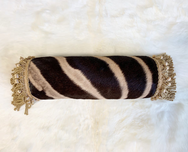 One of a Kind Zebra Pillow,  24.5" - FORSYTH