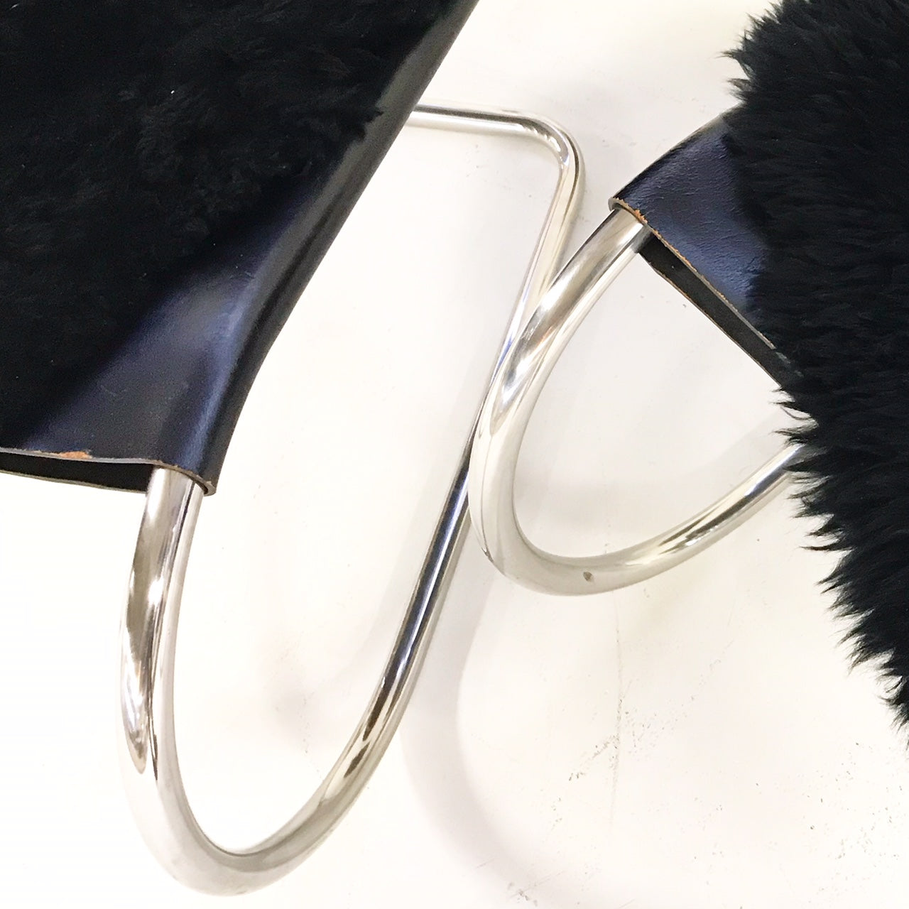 MR Chairs with Brazilian Sheepskins, pair - FORSYTH