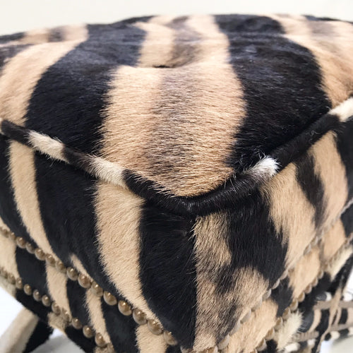 X Bench in Zebra Hide - FORSYTH