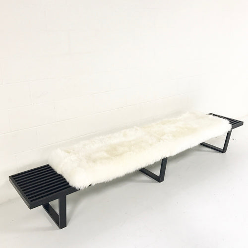 Model 4693 Platform Bench with Sheepskin Cushion - FORSYTH