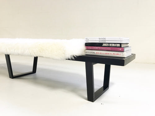 Model 4693 Platform Bench with Sheepskin Cushion - FORSYTH