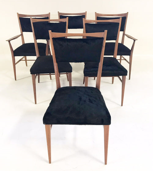 Dining Chairs in Brazilian Cowhide, set of 6 - FORSYTH